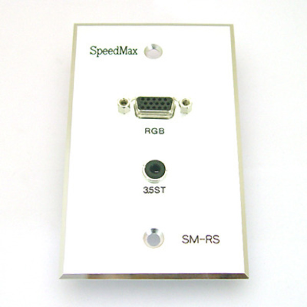 SpeedMax(스피드맥스) [SM-RS] RGB 1구 3.5스테레오 암 판넬