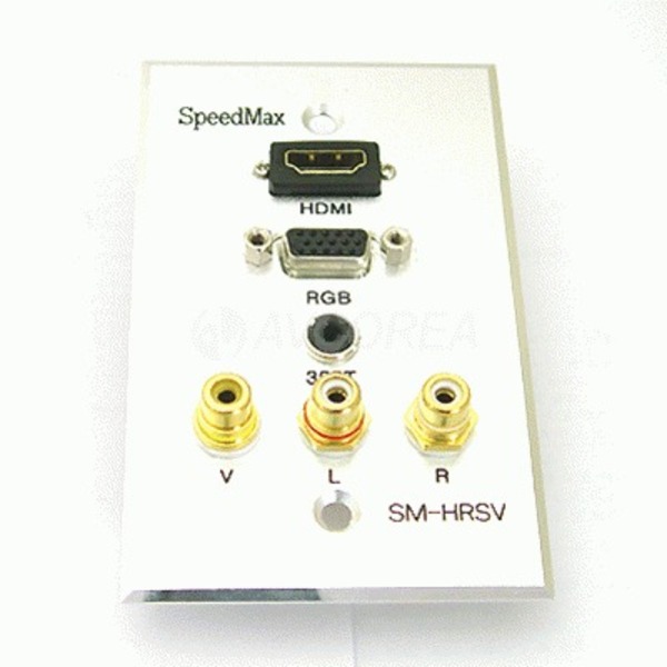 SpeedMax(스피드맥스) [SM-HRSV2] HDMI,RGB,3,5ST,비디오,오디오 판넬