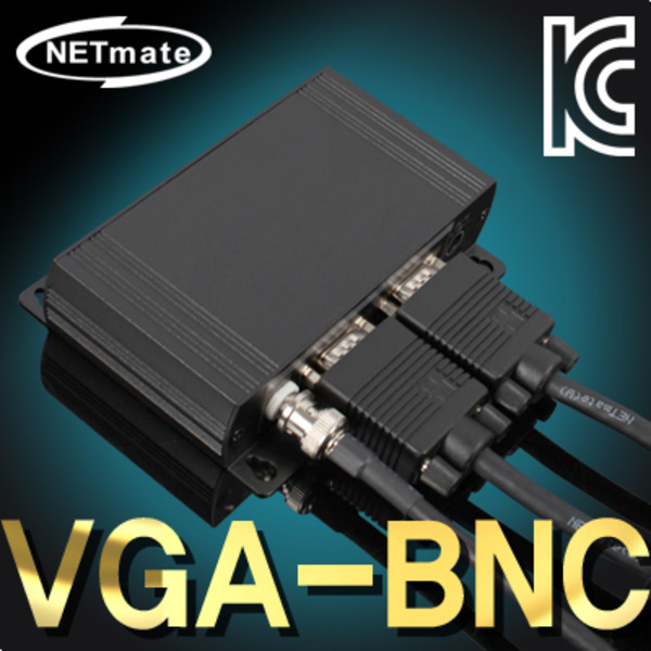 NETmate(넷메이트) [NM-VC01] VGA(RGB) to 비디오(BNC) 컨버터 