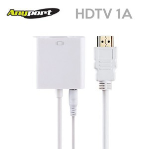 Anyport(애니포트) [AP-HDTV1A] HDMI TO VGA 컨버터 (오디오 지원)