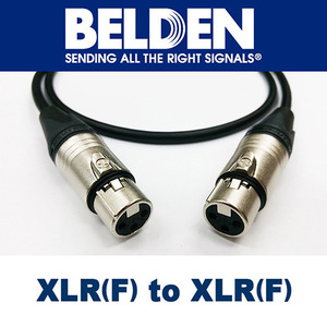 Belden(벨덴) XLR(암) to XLR(암) 무산소동선(OFC)YJ56878선재 케이블[0.5M~20M] 
