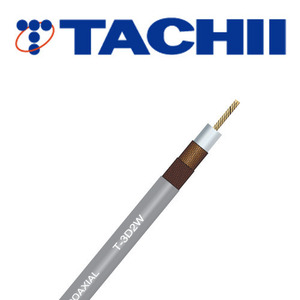 TACHII(타치이) TCX-3D2W 50Ω 3C동축케이블 200M