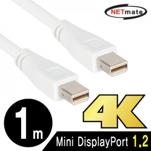 NETmate(넷메이트) NMC-MMD21 Mini DisplayPort 1.2 케이블 1m 