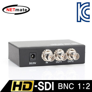 NETmate [NM-SDS12] HD-SDI 지원 1:2 BNC분배기