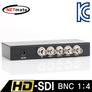 NETmate [NM-SDS14] HD-SDI 지원 1:4 BNC분배기  