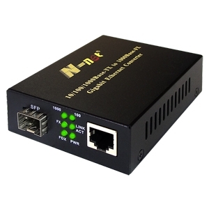 N-NET(엔넷) [NT-3011SFP] 10/100/1000M Gigabit Ethernet Media Converter