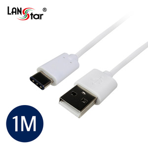 LANstar(랜스타) USB 3.1 Type C 케이블 (3.1 C/M-2.0 A/M) 1M