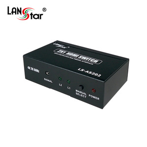 LANstar(랜스타) [LS-AS202] HDMI 2.0 2:1 자동 선택기 [4K*2K 60Hz 지원] 