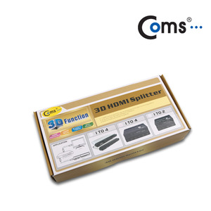 Coms(컴스) [D2326] HDMI 분배기 - 1:4 제품/ 영상 동시 출력/ HDMI 1.3 규격 지원