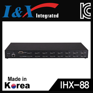 I&amp;X(아이앤엑스) [IHX-88] 국산 HDMI 8:8 매트릭스 분배기