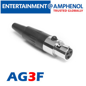 AMPHENOL(암페놀) [AG3F] 3Pole MINI XLR (F)