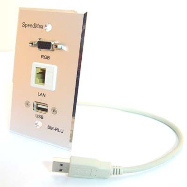 SpeedMax(스피드맥스) [SM-RLU] RGB 1구/ LAN 1구 / USB 판넬