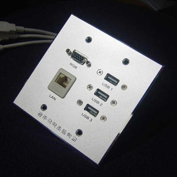 SpeedMax(스피드맥스) [SM-RLU3] RGB,LAN,USB*3 판넬