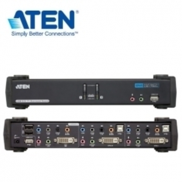ATEN(아텐) [CS1782A] (2포트 USB2.0 DVI KVMP 스위치)   