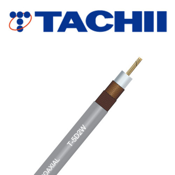 TACHII(타치이) TCX-5D2W 50Ω 5C동축케이블 200M