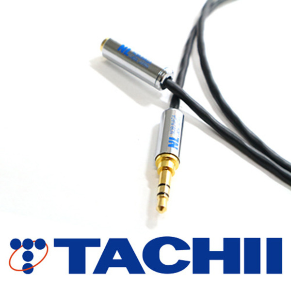 TACHII(타치이) [TC-2B3SE-B] T-2B2AT 3.5 스테레오 연장 케이블 0.5m~