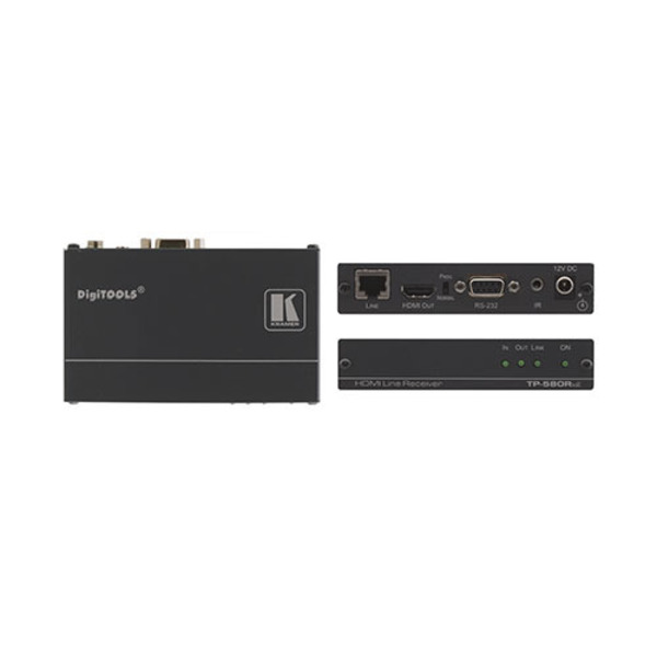 Kramer(크래머) [TP-580RXR] HDMI, 양방향 RS-232, 이더넷 ＆ IR Twisted Pair 수신기
