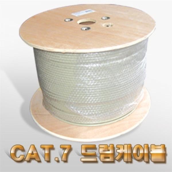 LANstar(랜스타) CAT.7(CAT.6A겸용) STP 랜 케이블 박스, 300M (단선/회색/LSZH/난연)