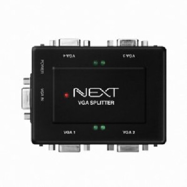NEXT(넥스트) [NEXT-2504VSP] VGA(RGB) 모니터 분배기 1:4 