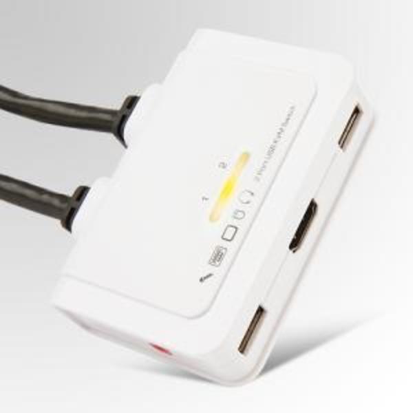 uniclass(유니클래스) [UHV-TA2] 2port USB,HDMI KVM 스위치 일체형