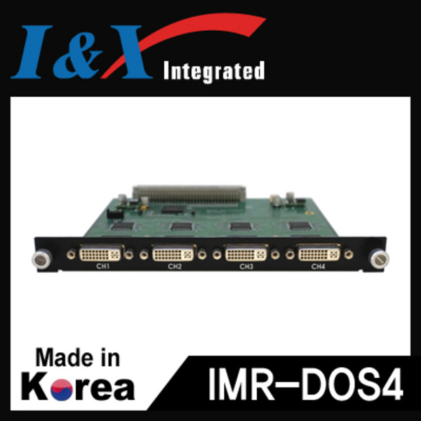 I&amp;X(아이앤엑스) [IMR-DOS4] DVI 4채널 출력 모듈