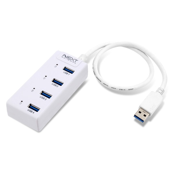 NEXT(넥스트) [NEXT-505UH] USB3.0 4포트 무전원허브(포트별 LED제공)