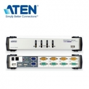 ATEN(아텐) [CS1744] (4포트 USB 듀얼 뷰 KVMP 스위치) 