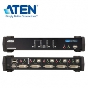 ATEN(아텐) [CS1784A] (4포트 USB2.0 DVI KVMP 스위치) 