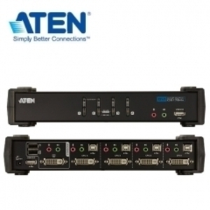 ATEN(아텐) [CS1764A] (4포트 USB DVI KVMP 스위치) 