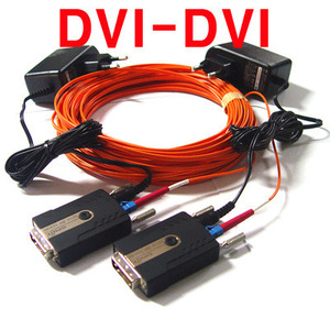 Buy Korea 장거리 DVI-DVI 광 (옵티컬) 1채널 전송케이블 10M~300M
