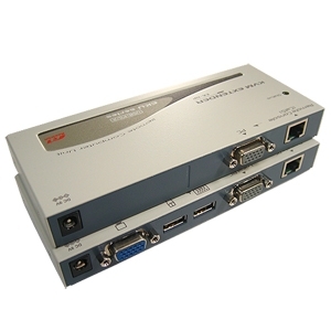 Rextron(렉스트론) [EUC-212C] USB타입 KVM Extender 150M지원/ 해상도1280*1024/ 1PC 2Console