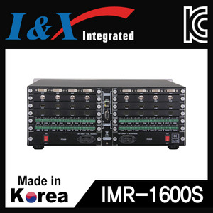 I&amp;X(아이앤엑스) [IMR-1600S] 국산 멀티포맷 16채널 매트릭스 분배기(모듈 미포함)