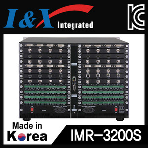 I&amp;X(아이앤엑스) [IMR-3200S] 국산 멀티포맷 32채널 매트릭스 분배기(모듈 미포함)