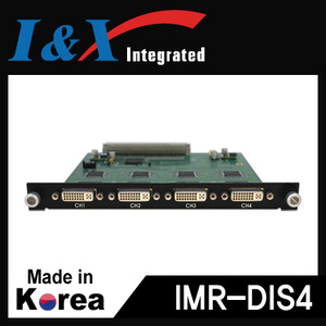 I&amp;X(아이앤엑스) [IMR-DIS4] DVI 4채널 입력 모듈  