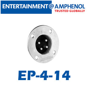 AMPHENOL(암페놀) [EP-4-14] 4 Pole 섀시 마운트 원형 스피커 커넥터(M)
