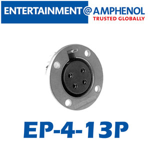 AMPHENOL(암페놀) [EP-4-13P] 4 Pole 섀시 마운트 원형 스피커 커넥터(F)