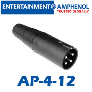 AMPHENOL(암페놀) [AP-4-12] 4 Pole 스피커 커넥터(M)