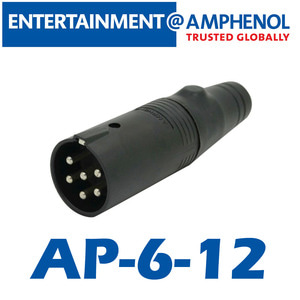 AMPHENOL(암페놀) [AP-6-12] 6 Pole 스피커 커넥터(M)
