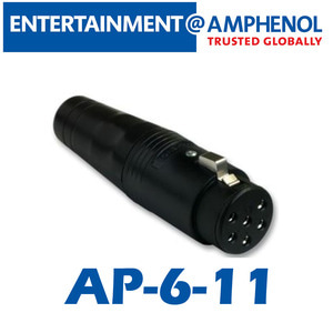 AMPHENOL(암페놀) [AP-6-11] 6 Pole 스피커 커넥터(F)